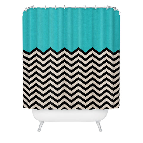 Bianca Green Follow The Sky Shower Curtain