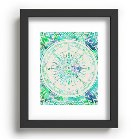 Bianca Green Follow Your Own Path Mint Recessed Framing Rectangle