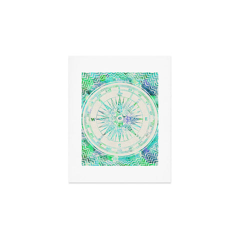 Bianca Green Follow Your Own Path Mint Art Print