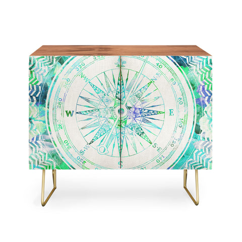 Bianca Green Follow Your Own Path Mint Credenza
