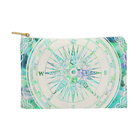 Bianca Green Follow Your Own Path Mint Pouch