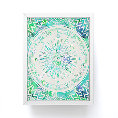 Bianca Green Follow Your Own Path Mint Framed Mini Art Print
