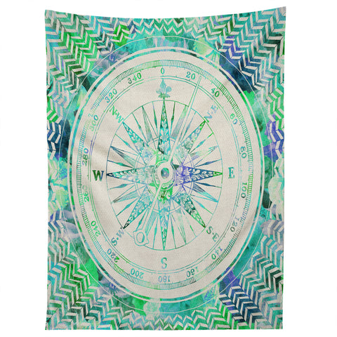 Bianca Green Follow Your Own Path Mint Tapestry