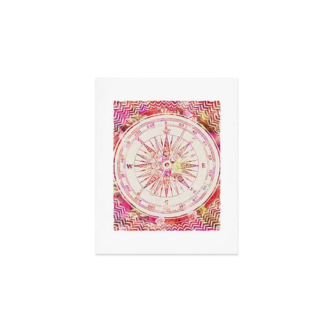 Bianca Green Follow Your Own Path Pink Art Print