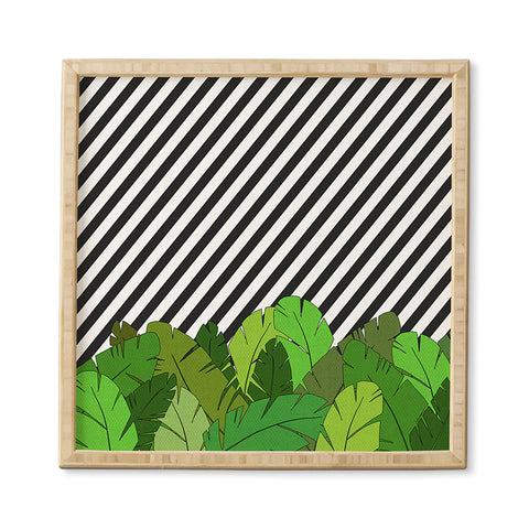 Bianca Green GREEN DIRECTION TAKE A RIGHT Framed Wall Art