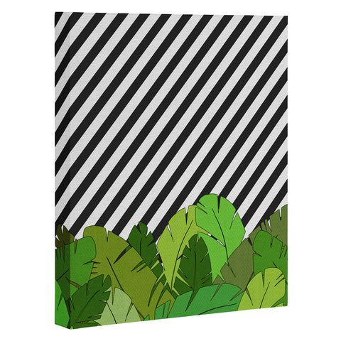 Bianca Green GREEN DIRECTION TAKE A RIGHT Art Canvas