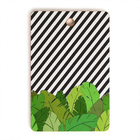 Bianca Green GREEN DIRECTION TAKE A RIGHT Cutting Board Rectangle