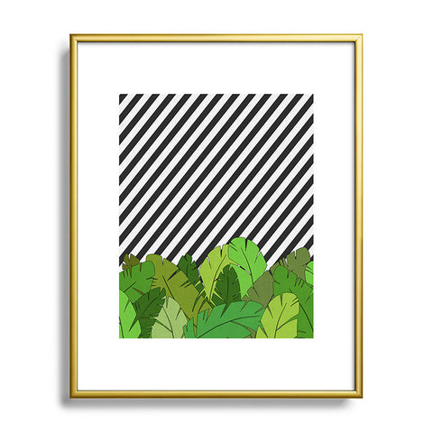 Bianca Green GREEN DIRECTION TAKE A RIGHT Metal Framed Art Print