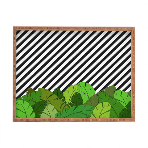 Bianca Green GREEN DIRECTION TAKE A RIGHT Rectangular Tray