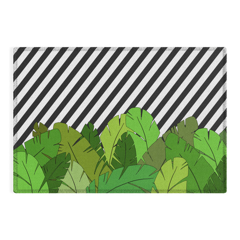 Bianca Green GREEN DIRECTION TAKE A RIGHT Outdoor Rug