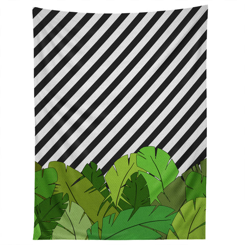 Bianca Green GREEN DIRECTION TAKE A RIGHT Tapestry