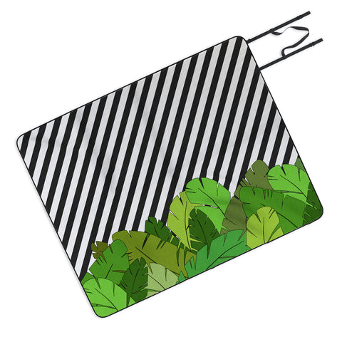 Bianca Green GREEN DIRECTION TAKE A RIGHT Picnic Blanket