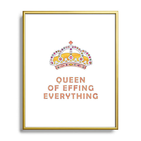 Bianca Green Her Daily Motivation Copper Metal Framed Art Print