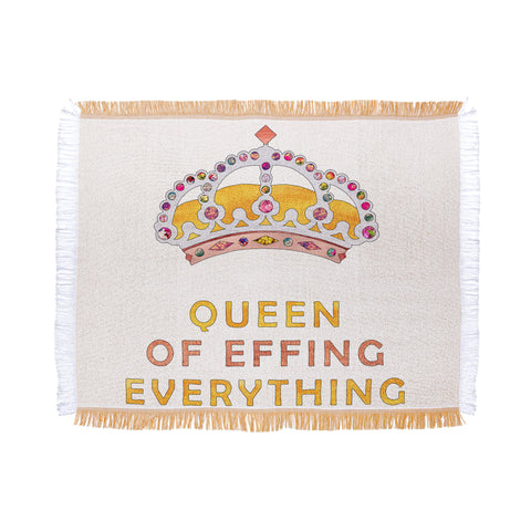 Bianca Green Her Daily Motivation Gold And Copper Throw Blanket