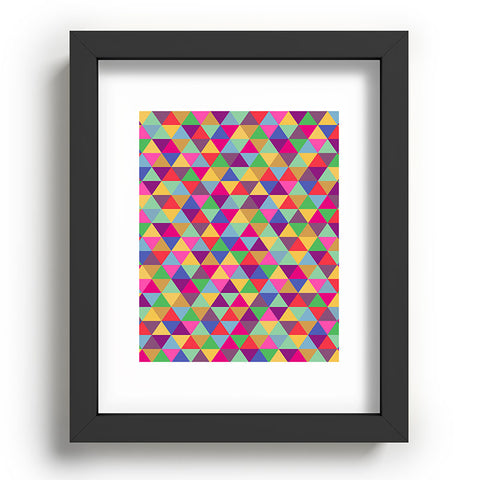 Bianca Green In Love With Triangles Recessed Framing Rectangle