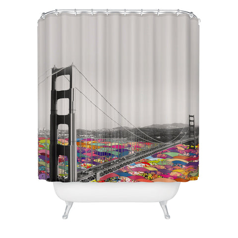 Bianca Green Its In The Water Shower Curtain