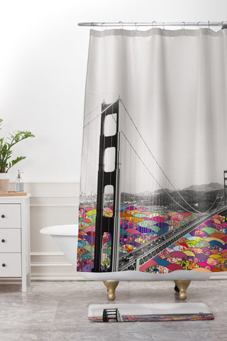 Bianca Green Its In The Water Shower Curtain And Mat