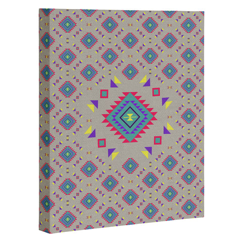 Bianca Green La Joya Light Grey Art Canvas