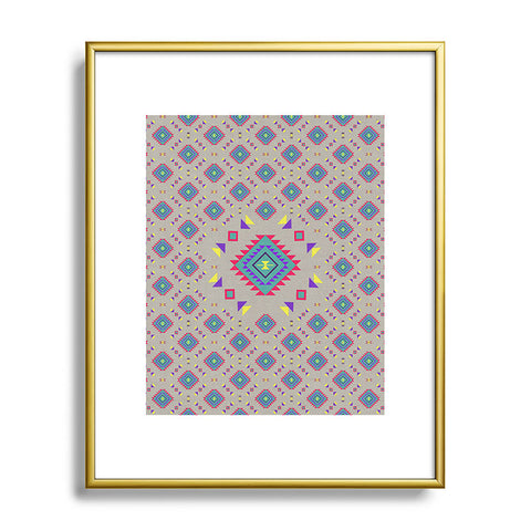 Bianca Green La Joya Light Grey Metal Framed Art Print