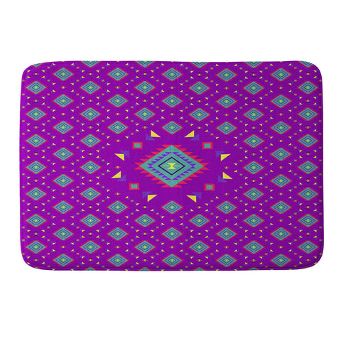 Bianca Green La Joya Lilac Memory Foam Bath Mat