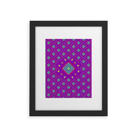 Bianca Green La Joya Lilac Framed Art Print