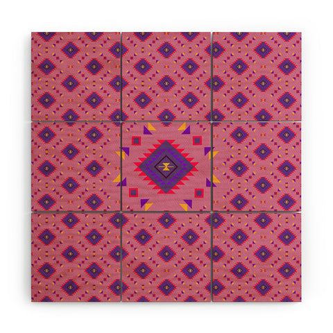 Bianca Green La Joya Rose Wood Wall Mural