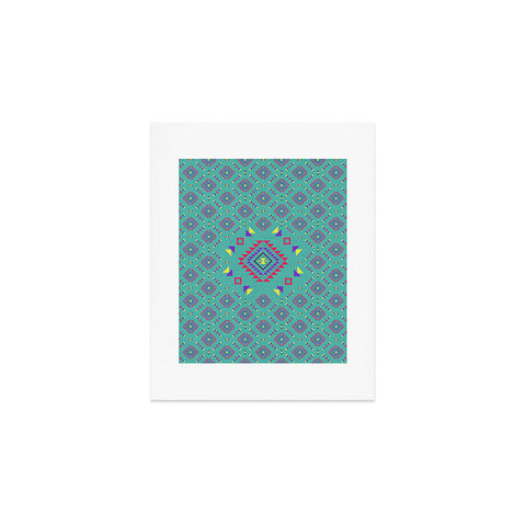 Bianca Green La Joya Teal Art Print