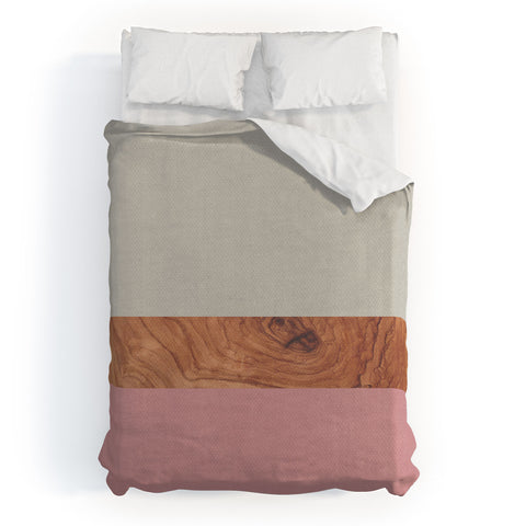 Bianca Green Layers Vintage Duvet Cover