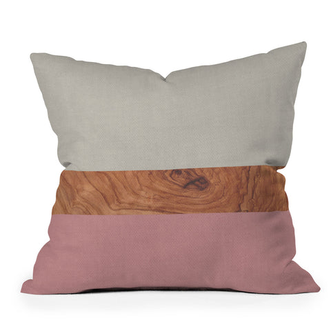 Bianca Green Layers Vintage Throw Pillow