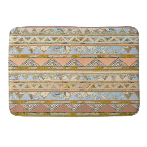 Bianca Green Lost 1 Memory Foam Bath Mat