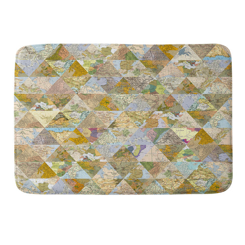 Bianca Green Lost And Found Memory Foam Bath Mat