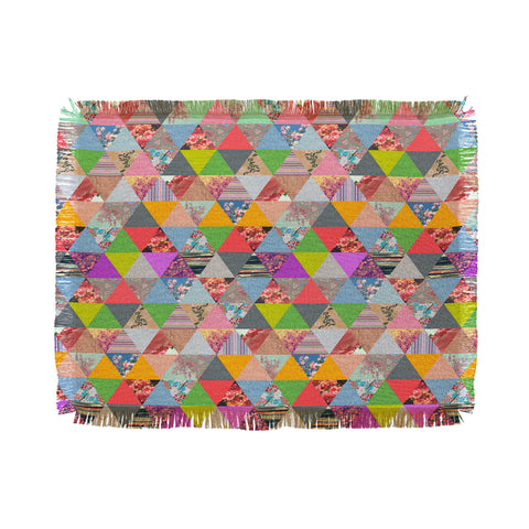 Bianca Green Lost In Pyramid Throw Blanket