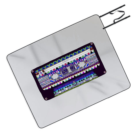 Bianca Green Mix Tape No 10 Picnic Blanket