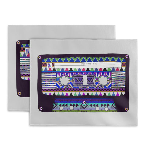 Bianca Green Mix Tape No 10 Placemat