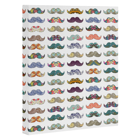 Bianca Green Mustache Mania Art Canvas