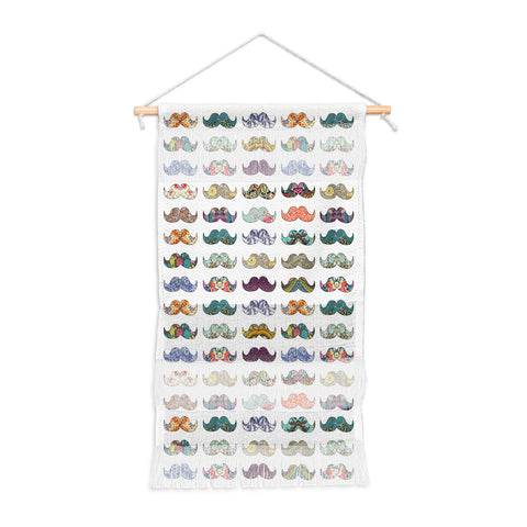 Bianca Green Mustache Mania Wall Hanging Portrait