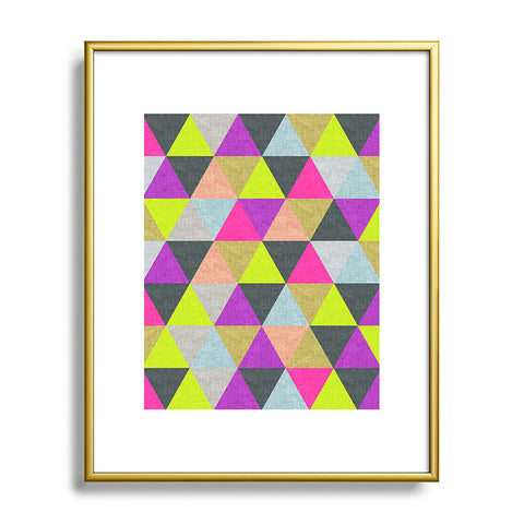 Bianca Green Ocean Of Pyramid Metal Framed Art Print