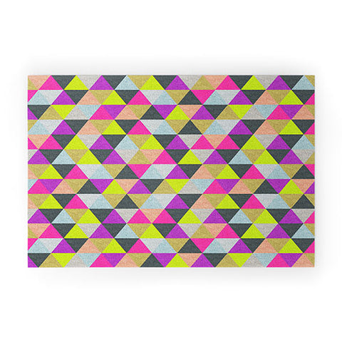 Bianca Green Ocean Of Pyramid Welcome Mat