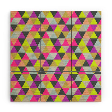 Bianca Green Ocean Of Pyramid Wood Wall Mural