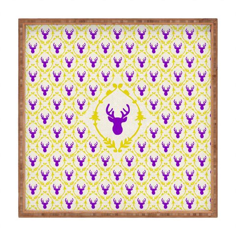 Bianca Green Oh Deer 1 Square Tray