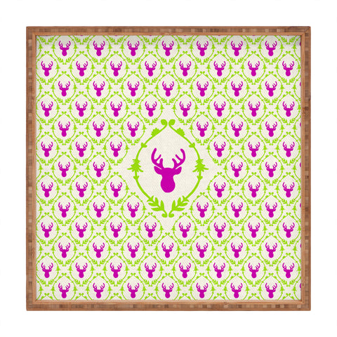 Bianca Green Oh Deer 2 Square Tray
