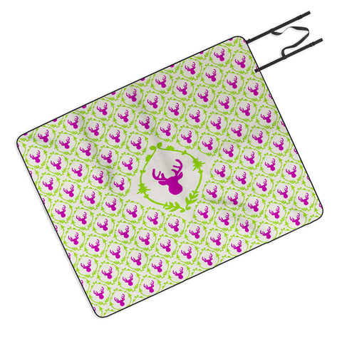 Bianca Green Oh Deer 2 Picnic Blanket
