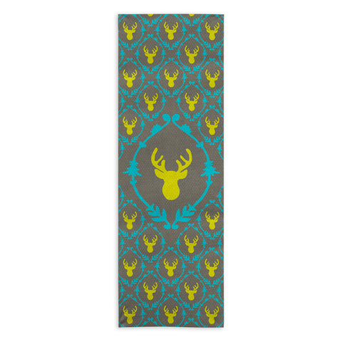 Bianca Green Oh Deer 3 Yoga Towel