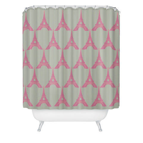 Bianca Green Oui Oui Shower Curtain