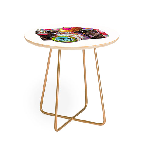 Bianca Green Picture This Round Side Table