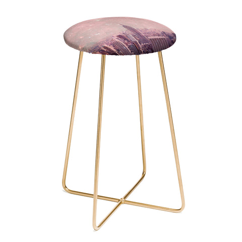 Bianca Green Stardust Covering New York Counter Stool