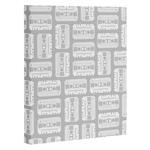 Bianca Green Tape It Grey Art Canvas