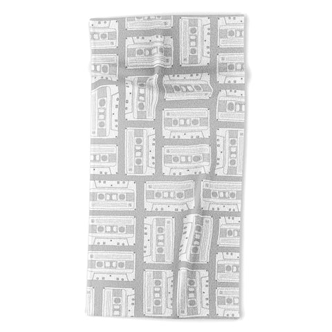Bianca Green Tape It Grey Beach Towel