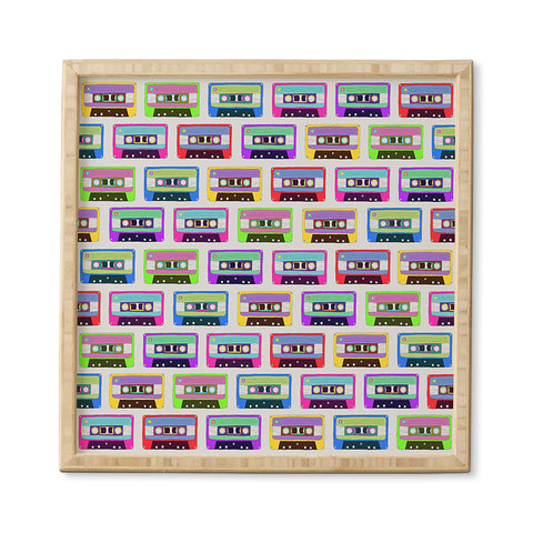 Bianca Green Tape It Rainbow Framed Wall Art