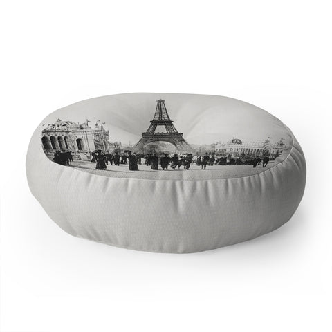 Bianca Green VINTAGE PARIS AROUND 1900 Floor Pillow Round